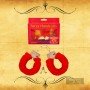 Fetish Fantasy Beginner's Furry Cuffs in Red BDSM-004 Fetish Fantasy Beginner's Furry Cuffs in Red BDSM-004