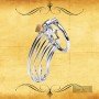 Stainless Steel Iron Wire Male Chastity Lock BDSM-016
