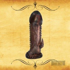 Ultra Flexible soft cock sleeve penis extender PES-017