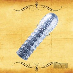 Crystal Penis Sleeve Textured Extension PES-021