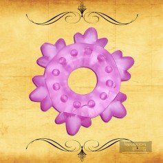 Heavy Cock Ring-Ice Flower CR-006