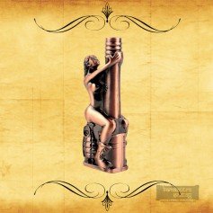 Firedog Women with Grenade Windproof Cigarette Lighter AG-004