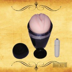 Super Pink Male Vibrating Male Stroker MS-047