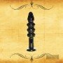 Black Beaded Glass Dildo Sex Toy GD-005