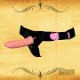 LeLuv 7.5 Vibrating and Rotating Female Lesbian Strap On SO-011