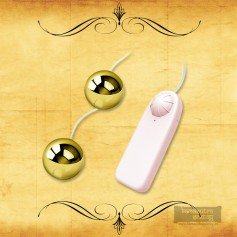 Multi Speed Golden Ben Wa Vibrating Balls Anal Vaginal BV-013
